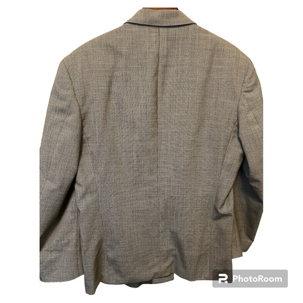 Vintage Givenchy Wool Blazer Mens Navy Double Breasted Sport Coat Jacket - Picture 2 of 4
